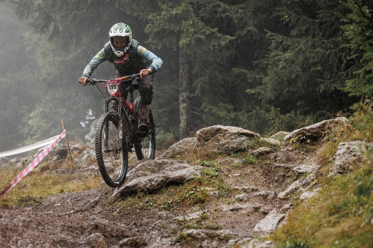 Background and parking during the Nova Sport Enduro Race Špičák 2023